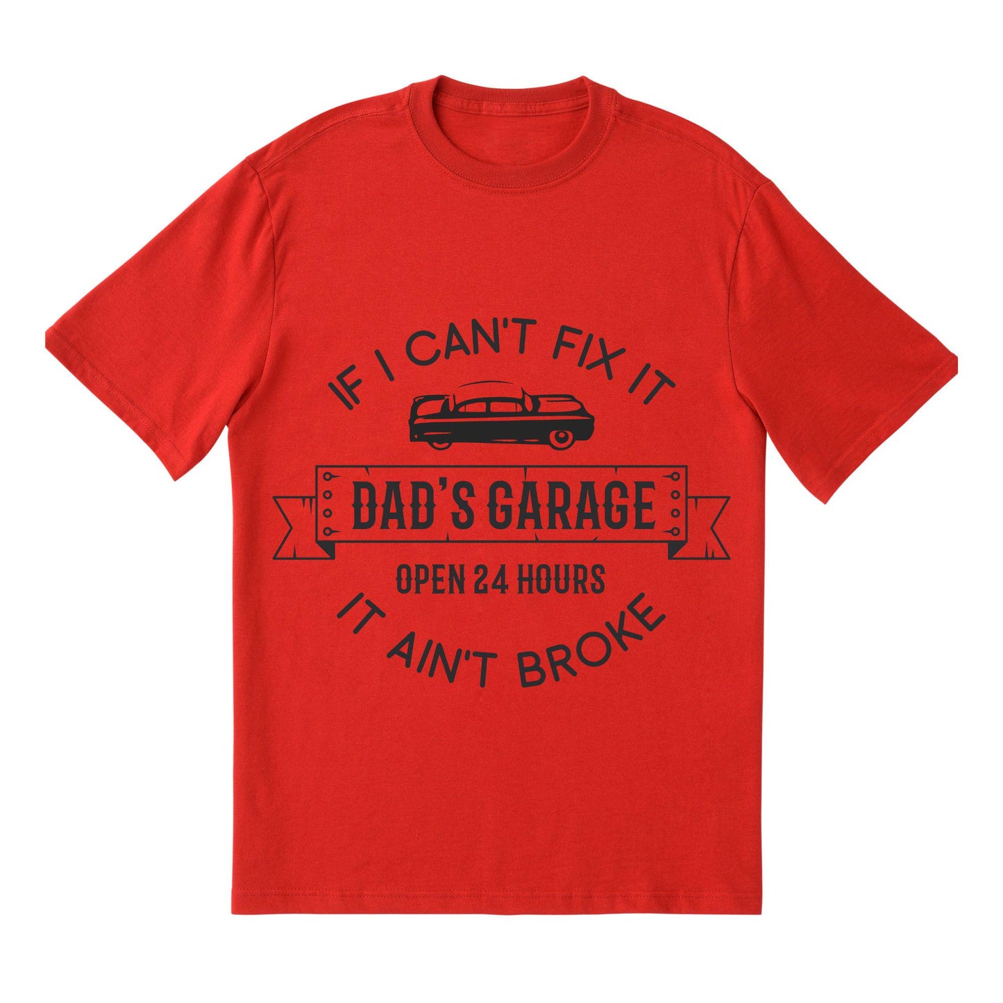 Dad Fix It T-Shirt – Funny Garage Mechanic Tee, DIY Gift for Dad, 100% Cotton, Retro Car Shirt