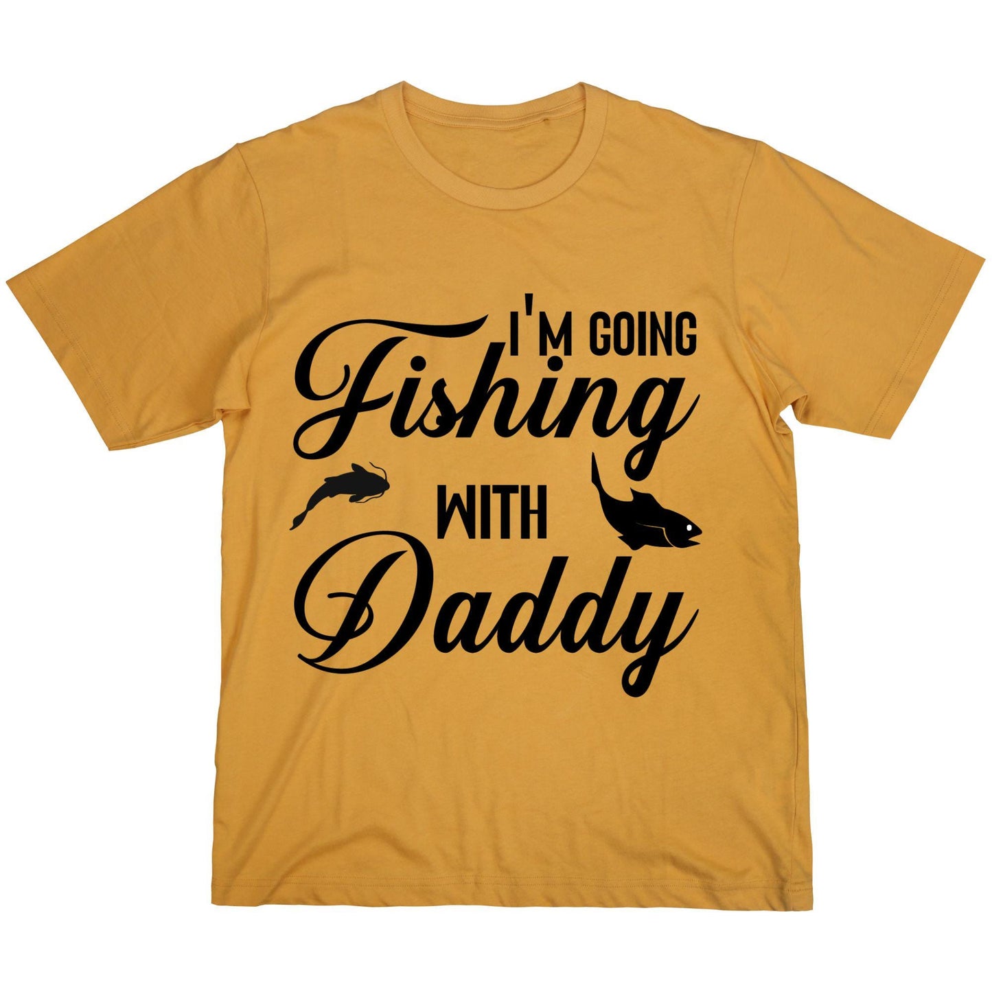 Iโm Going Fishing with Daddy T-Shirt โ Cute Kid Fishing Tee, Father and Son Matching Shirt, 100% Cotton