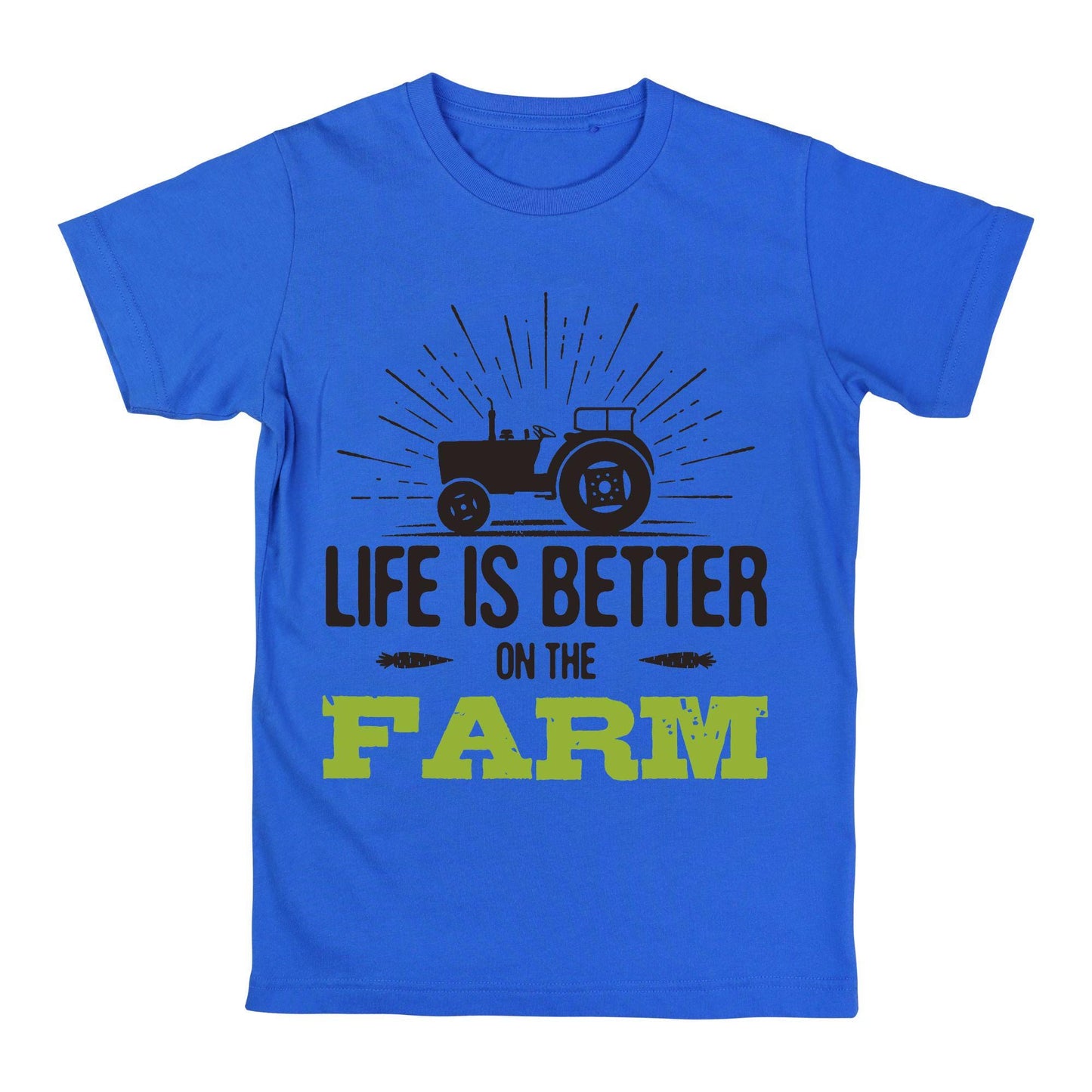 Life Is Better on the Farm T-Shirt – Rustic Country Living Tee, Tractor Graphic DTF Print on 100% Cotton