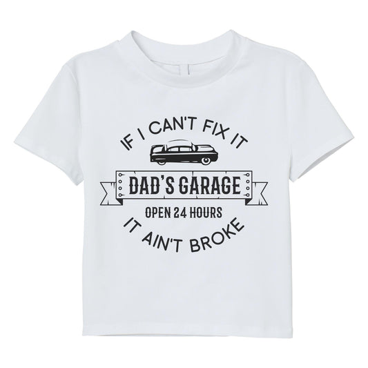 Dad Fix It T-Shirt – Funny Garage Mechanic Tee, DIY Gift for Dad, 100% Cotton, Retro Car Shirt