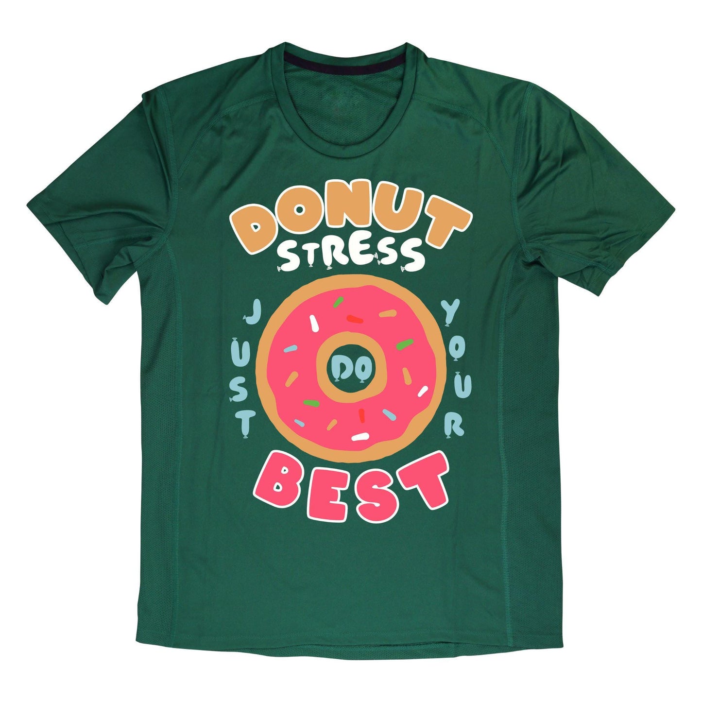 Donut Stress T-Shirt – Funny Motivational Graphic Tee, Cute Donut Shirt, Positive Quote Gift