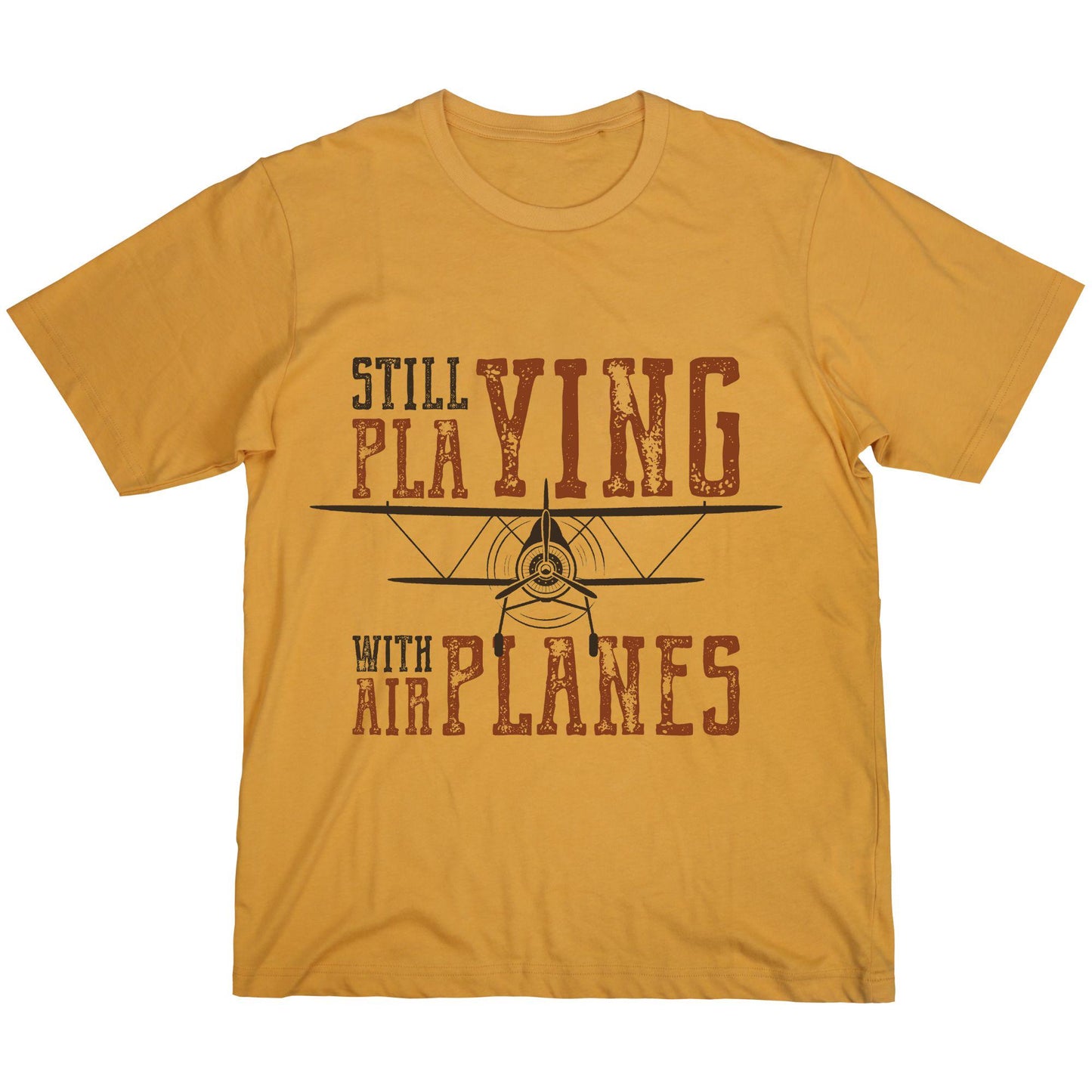 Still Playing With Airplanes Shirt – Retro Aviation Tee, Funny Pilot T-Shirt, Airplane Lover Gift