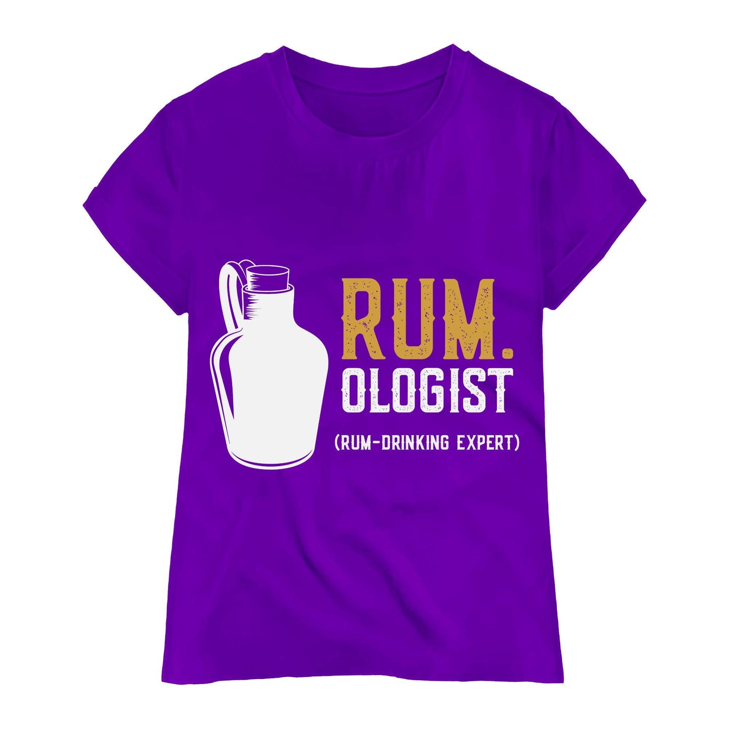 Rumologist T-Shirt – Funny Rum Drinking Expert Tee, Alcohol Humor Shirt, 100% Cotton with DTF Print