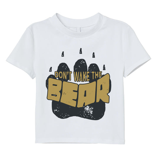 Don’t Wake the Bear Gym Shirt – Beast Mode Workout Tee, Funny Powerlifting Cotton T-Shirt with DTF Print