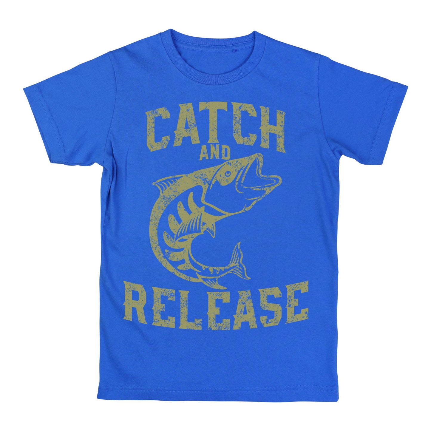 Catch and Release Fishing T-Shirt – Outdoor Angler Graphic Tee for Men and Women – Fisherman Gift – Bass Fishing Shirt – Vintage Style