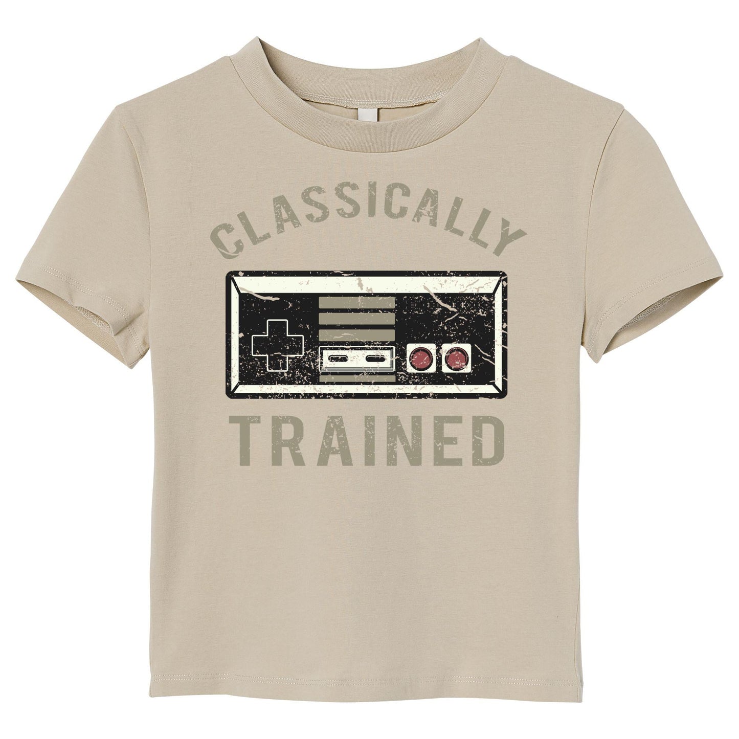 Classically Trained Retro Gaming T-Shirt – Vintage Game Controller Graphic Tee – Gamer Gift – Old School Video Game Shirt – Unisex