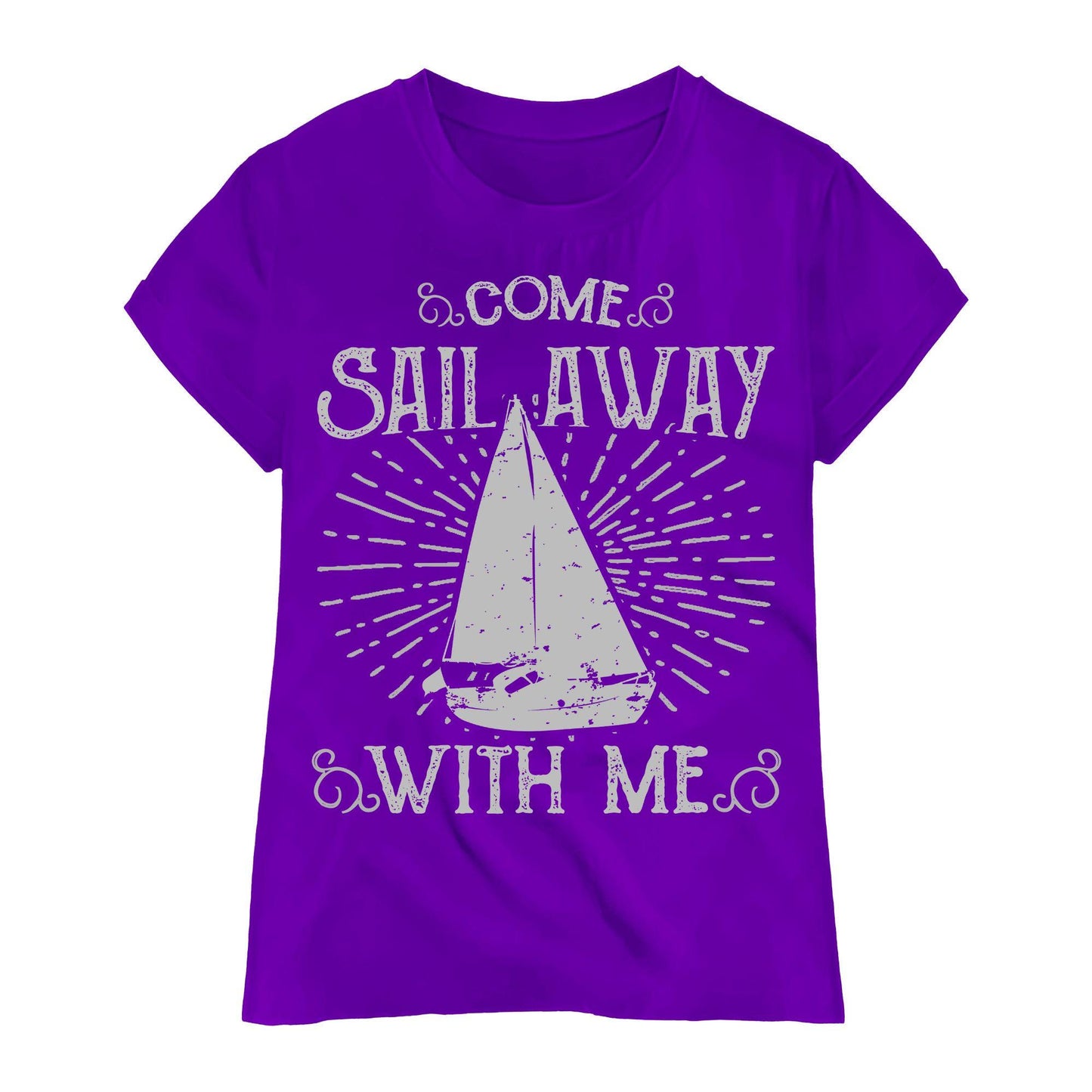 Come Sail Away With Me T-Shirt – Nautical Sailing Graphic Tee – Boat Lover Gift – Ocean Adventure Shirt – Unisex