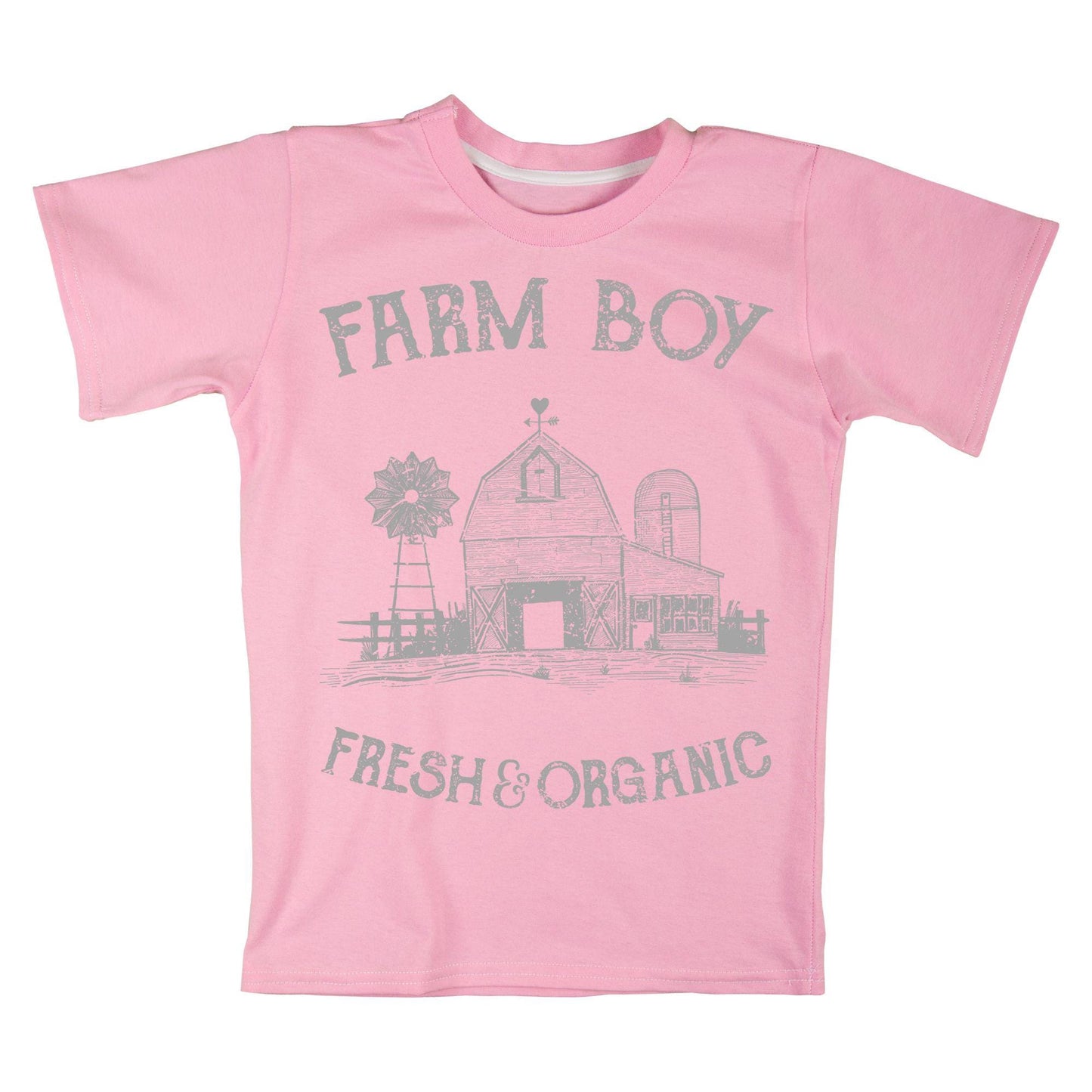 Farm Boy Barn Graphic Tee – Fresh & Organic Country Style Shirt for Men