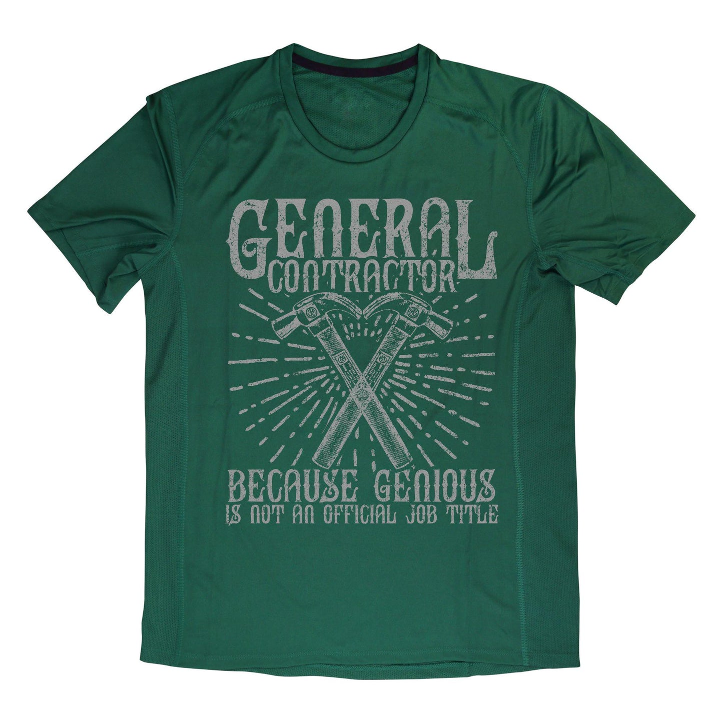 General Contractor Tee | Genius Builder Shirt | Funny Job Title T-Shirt