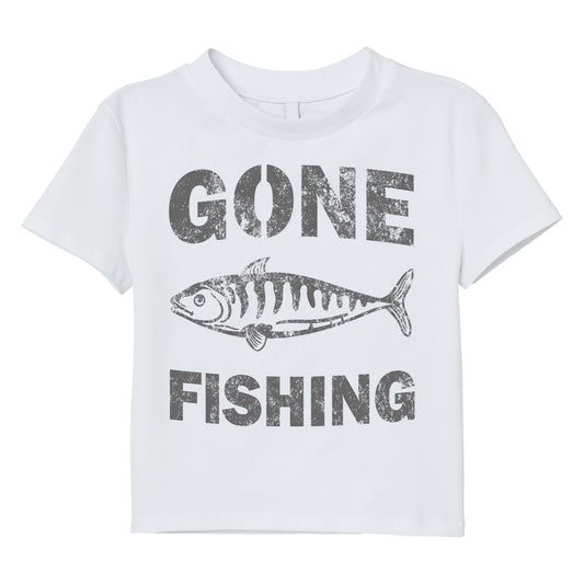 Gone Fishing T-Shirt for Men – Funny Graphic Tee for Fishermen & Outdoor Lovers