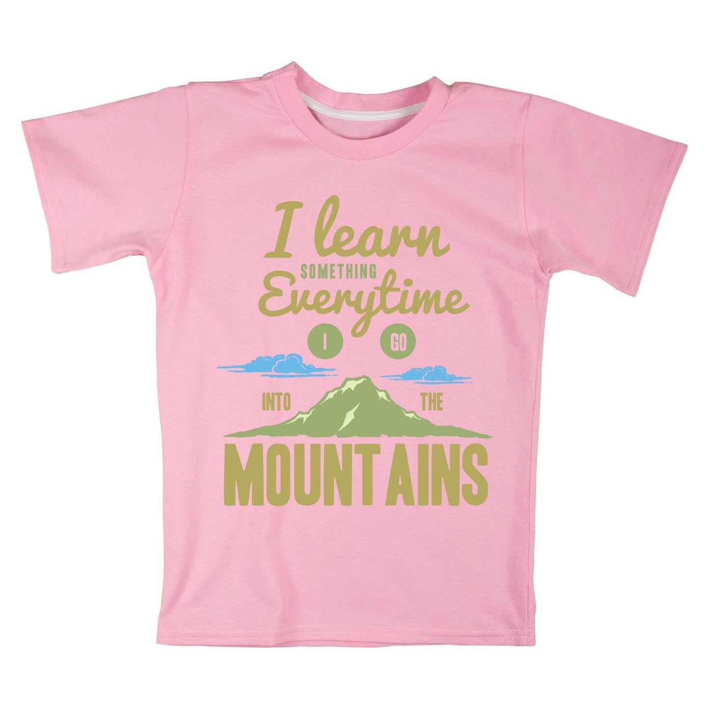 Mountain Adventure Hiking T-Shirt – “I Learn Something Everytime I Go Into the Mountains” – Outdoor Nature Tee