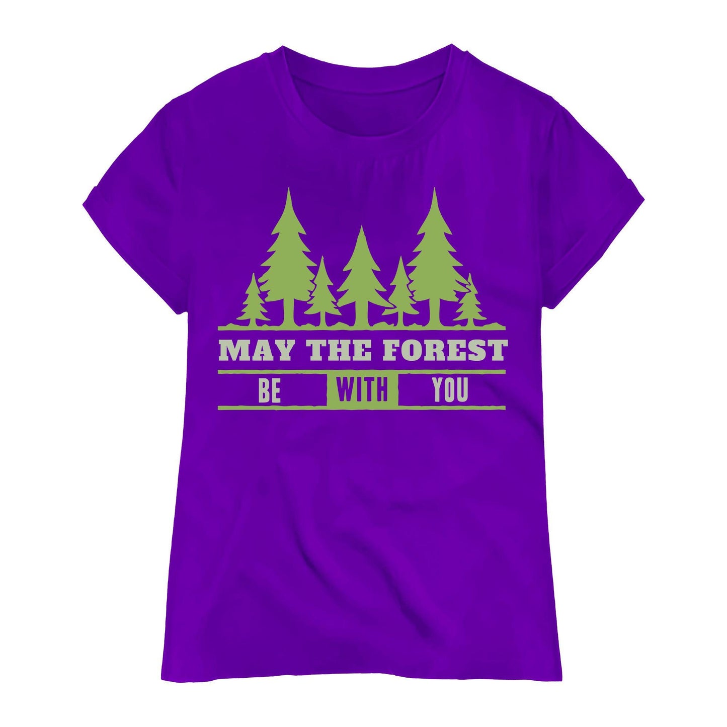 Forest Hiking T-Shirt – Eco Friendly Outdoor Tee with Nature Trees Quote