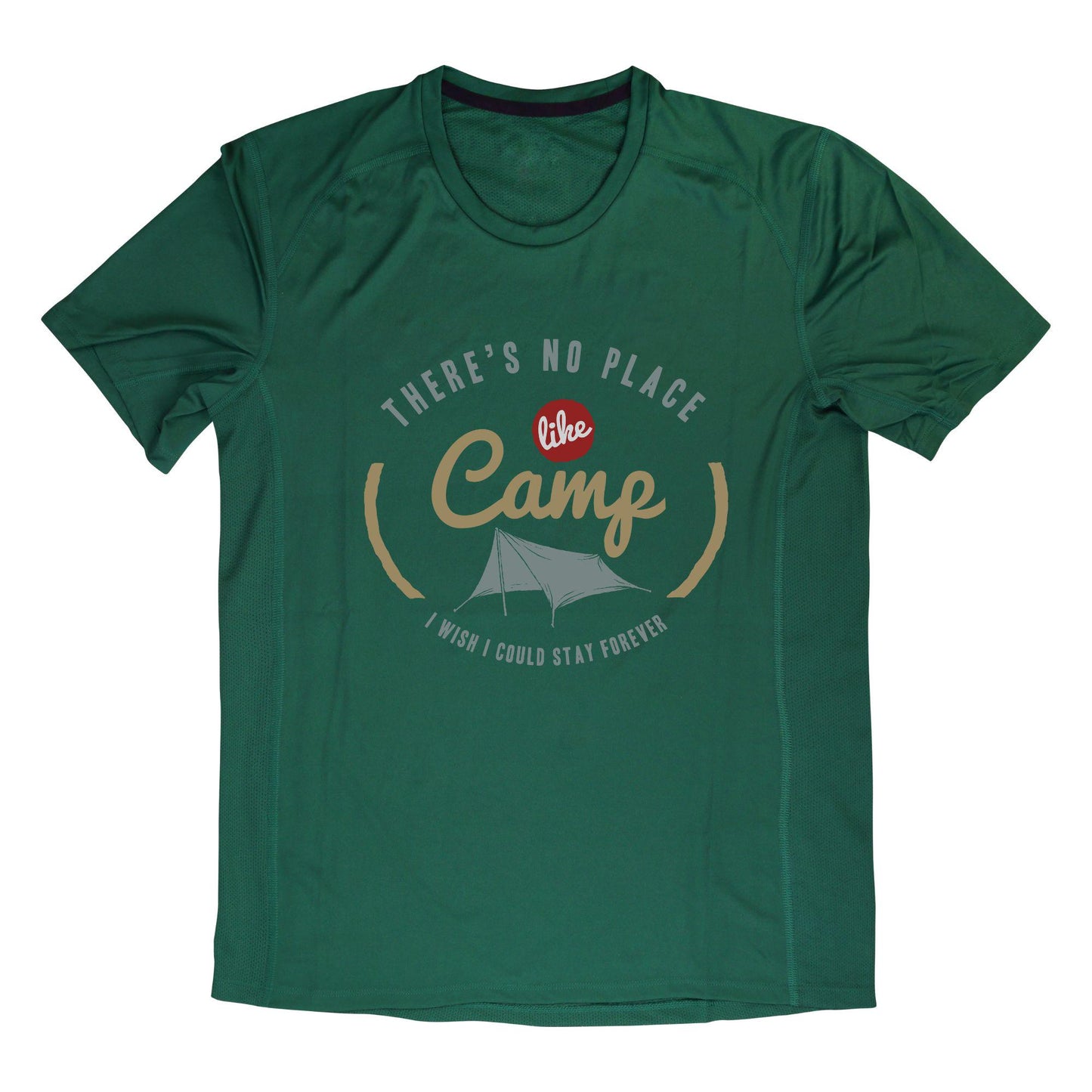There’s No Place Like Camp T-Shirt – Outdoor Camping Graphic Tee for Nature Lovers and Adventure Seekers