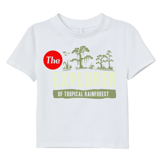 Explorer T-Shirt – Tropical Rainforest Adventure Tee for Nature Lovers and Outdoor Enthusiasts
