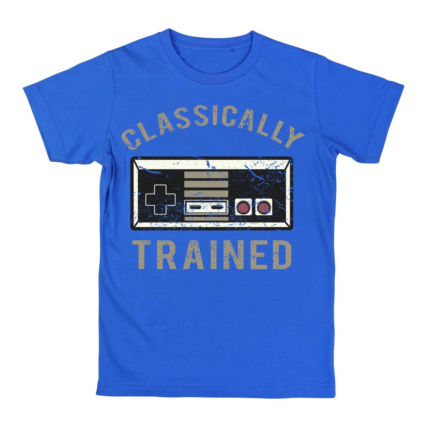 Classically Trained Retro Gaming T-Shirt – Vintage Game Controller Graphic Tee – Gamer Gift – Old School Video Game Shirt – Unisex