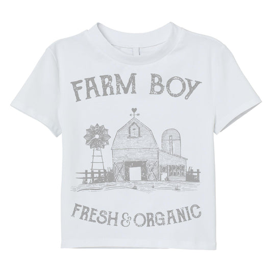 Farm Boy Barn Graphic Tee – Fresh & Organic Country Style Shirt for Men