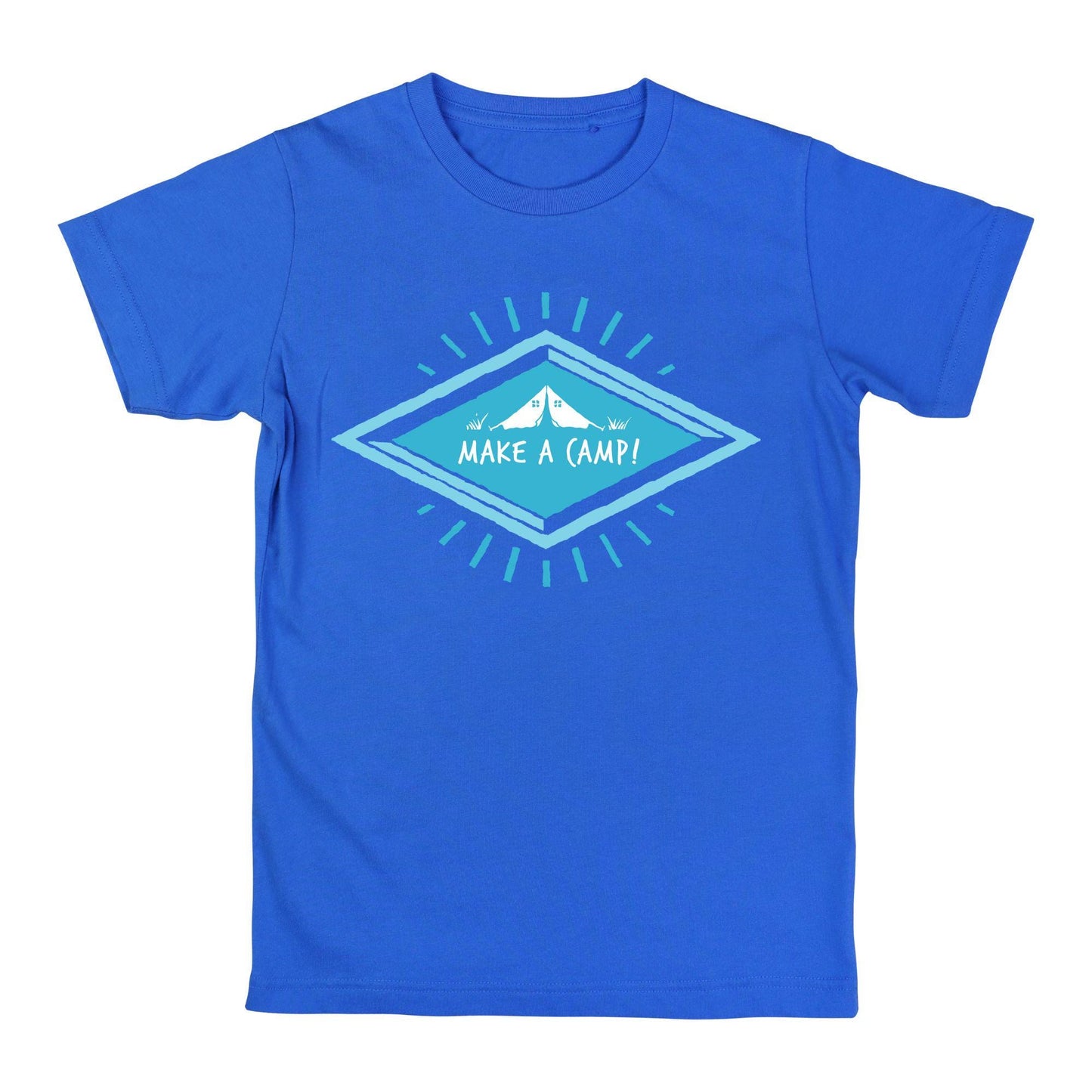 Make a Camp! Graphic White T-Shirt – Outdoor Adventure, Camping, Hiking & Nature Lovers Tee