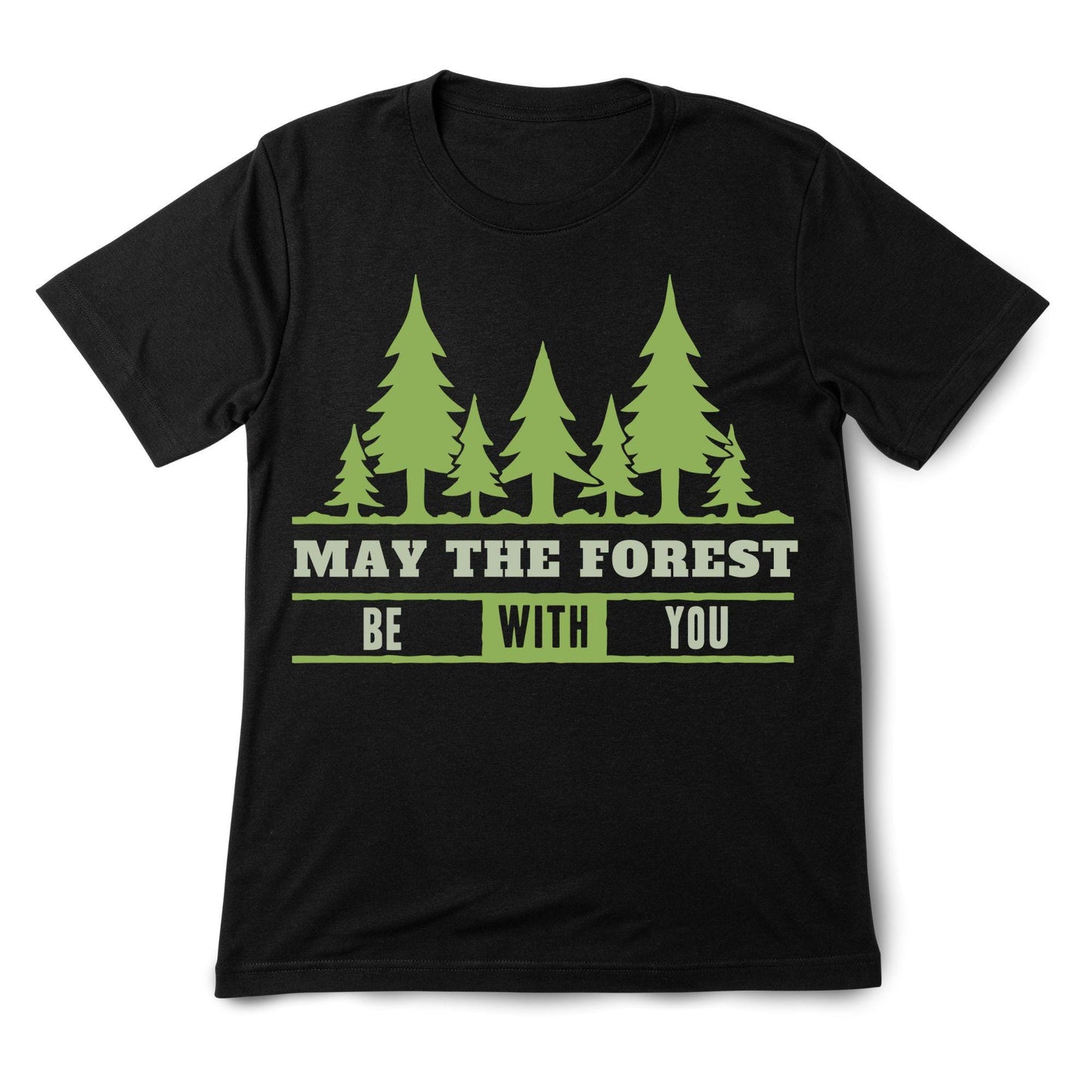 Forest Hiking T-Shirt – Eco Friendly Outdoor Tee with Nature Trees Quote