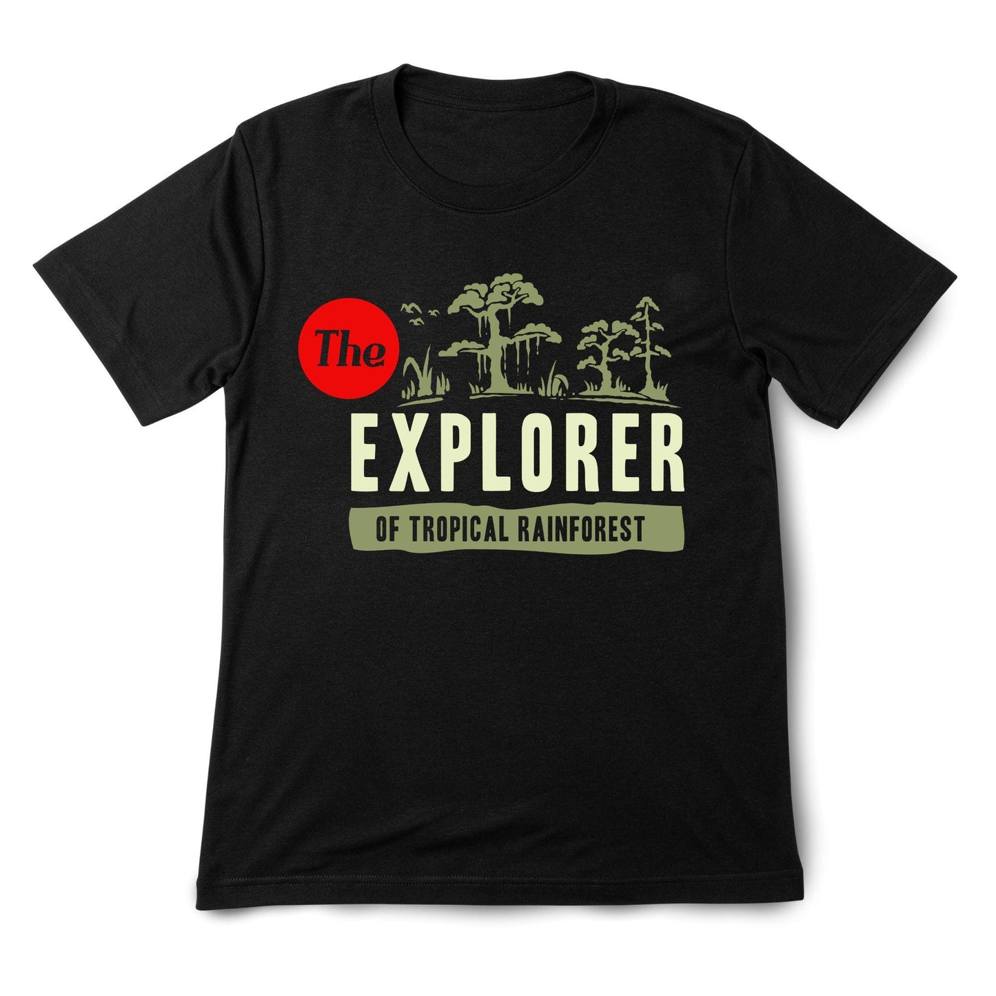 Explorer T-Shirt – Tropical Rainforest Adventure Tee for Nature Lovers and Outdoor Enthusiasts