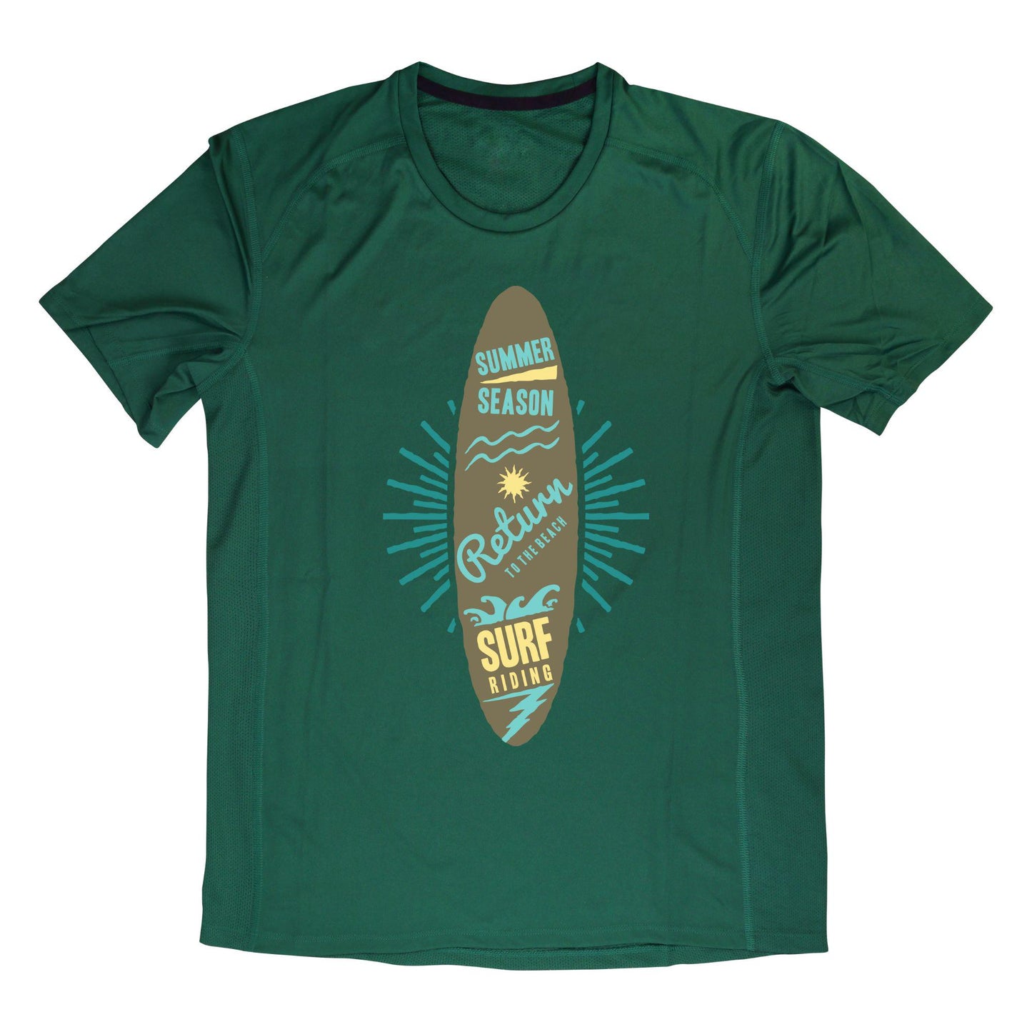 Surf Adventure T-Shirt – Summer Beach Tee with Surfboard Graphic & Ocean Vibes