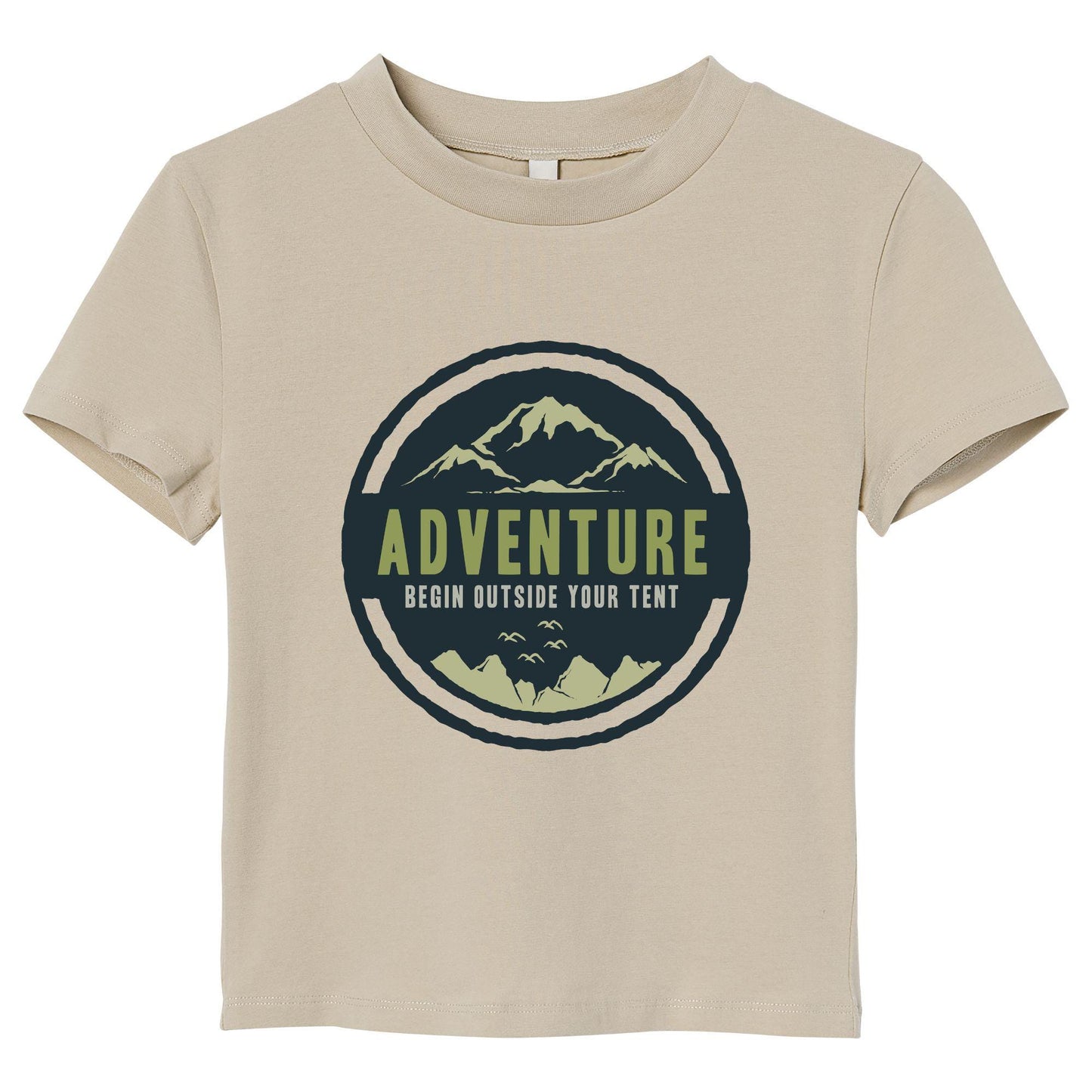 Adventure Mountain T-Shirt – Outdoor Hiking Tee with Nature Quote and Camping Inspiration