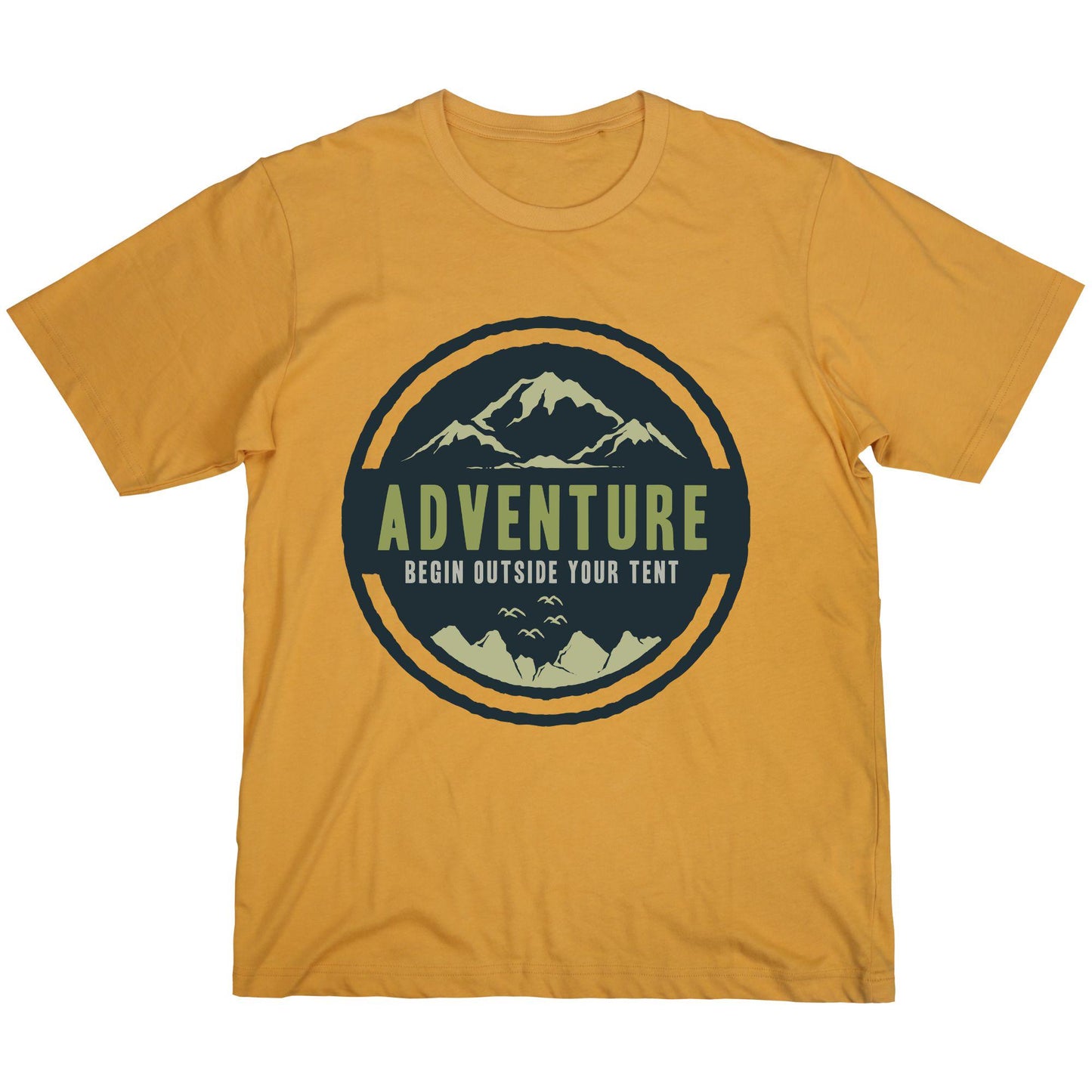 Adventure Mountain T-Shirt – Outdoor Hiking Tee with Nature Quote and Camping Inspiration