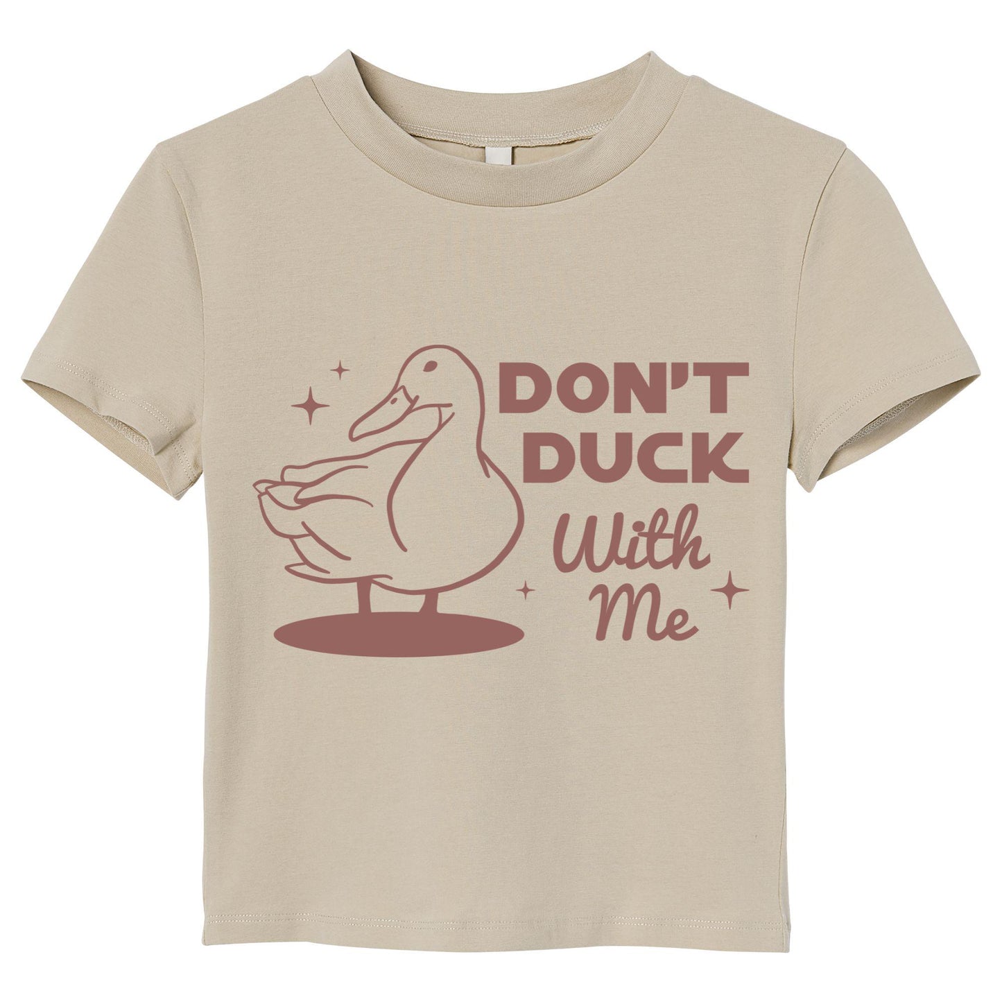 Don’t Duck With Me T-Shirt – Funny Duck Shirt, Sarcastic Animal Tee, 100% Cotton Unisex Gift