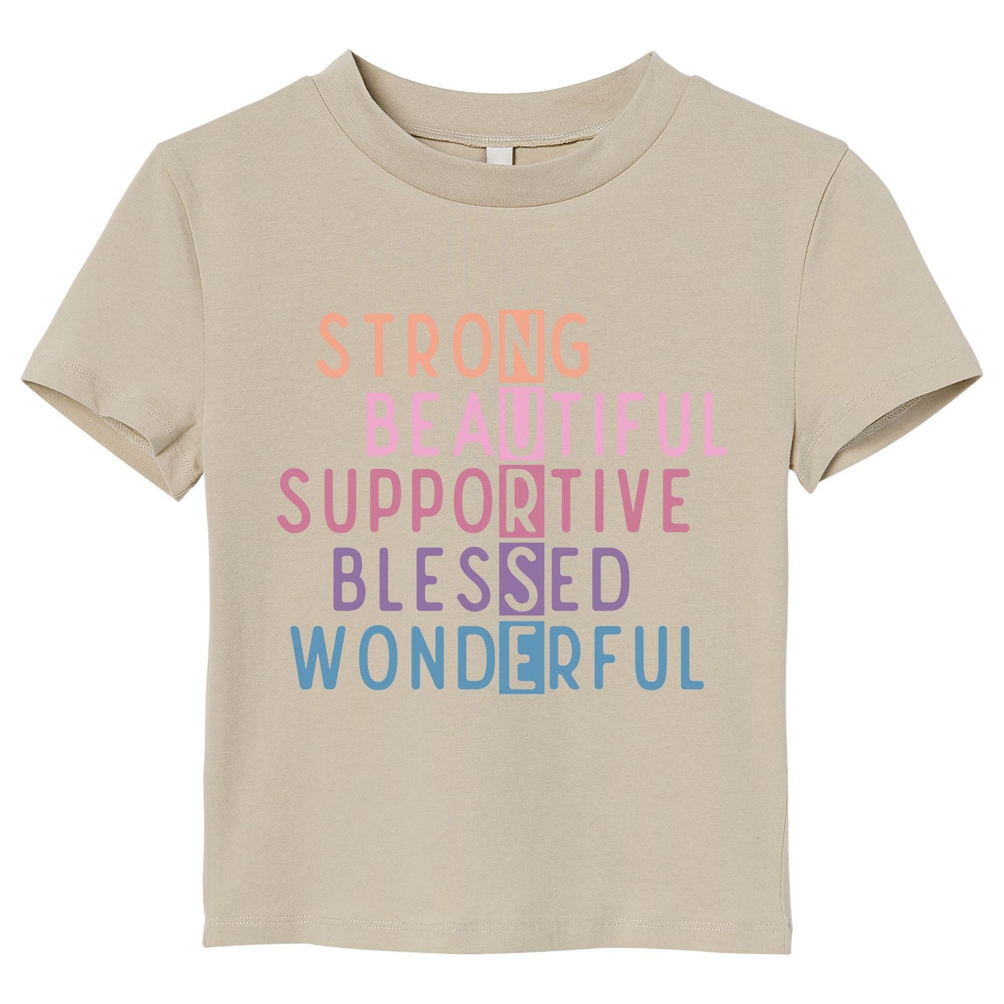 NURSE Acronym T-Shirt – Strong, Supportive, Beautiful Nurse Shirt, 100% Cotton Gift for Nurses