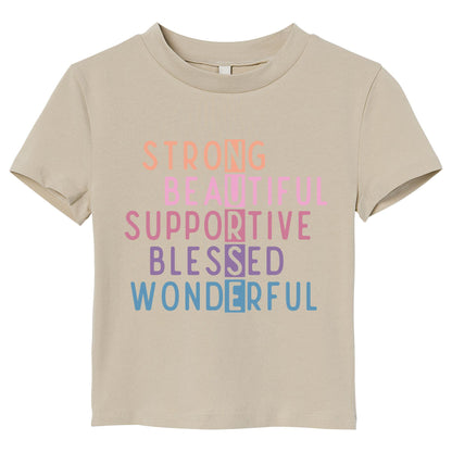 NURSE Acronym T-Shirt – Strong, Supportive, Beautiful Nurse Shirt, 100% Cotton Gift for Nurses
