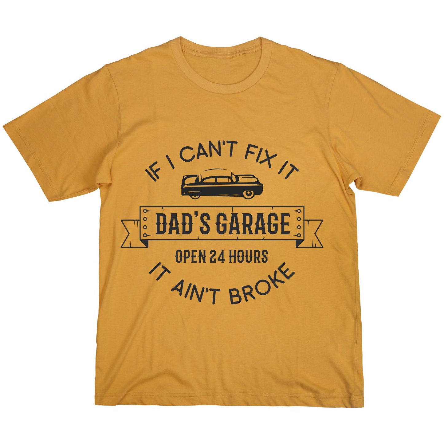 Dad Fix It T-Shirt – Funny Garage Mechanic Tee, DIY Gift for Dad, 100% Cotton, Retro Car Shirt