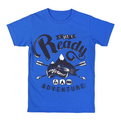 Adventure Hiking T-Shirt – Get Ready for Adventure Tee, Camping & Outdoor Shirt, DTF Print on 100% Cotton