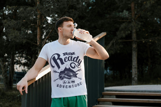 Adventure Hiking T-Shirt – Get Ready for Adventure Tee, Camping & Outdoor Shirt, DTF Print on 100% Cotton