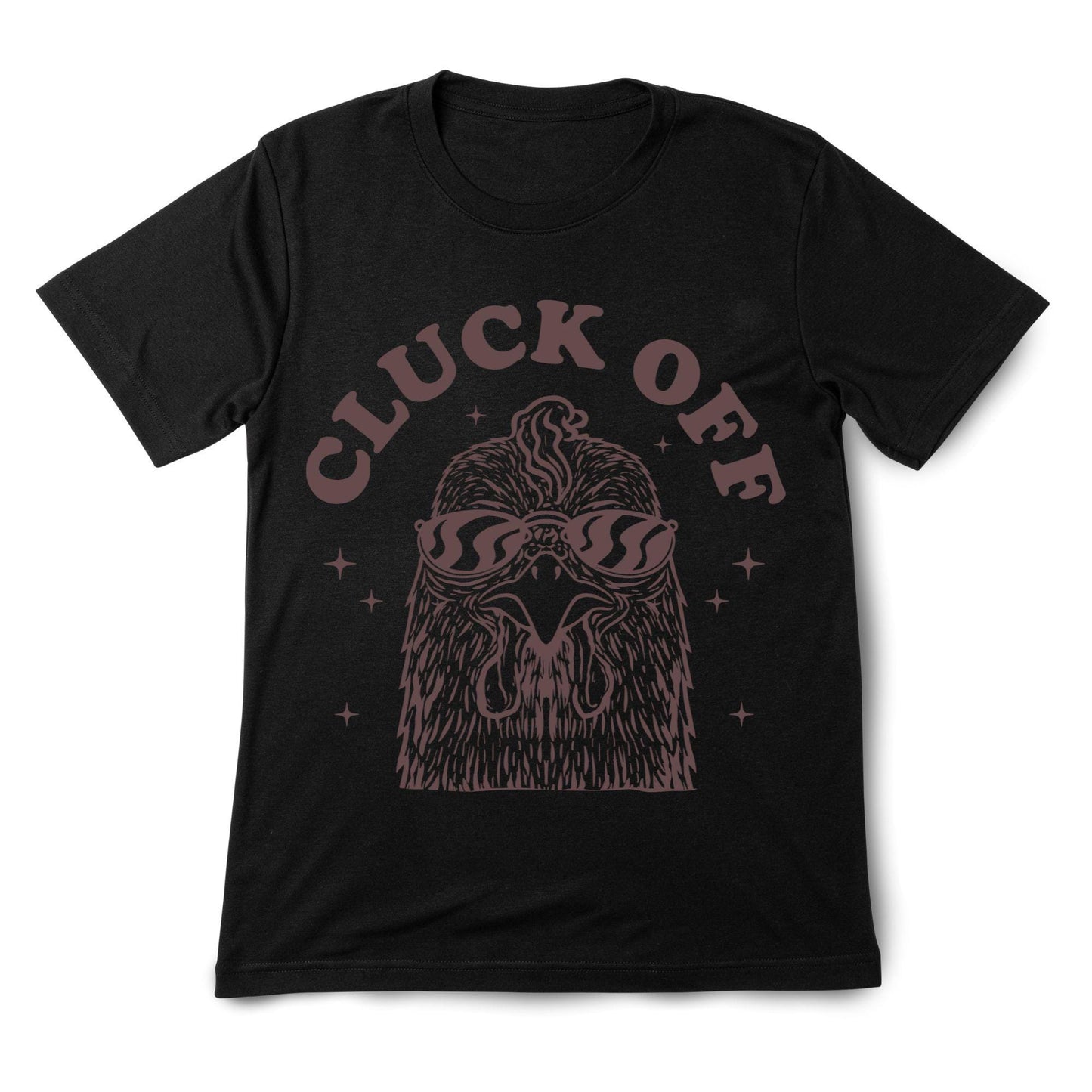 Cluck Off Chicken T-Shirt – Funny Sarcastic Farm Tee, Retro Style, 100% Cotton Shirt for Animal Lovers