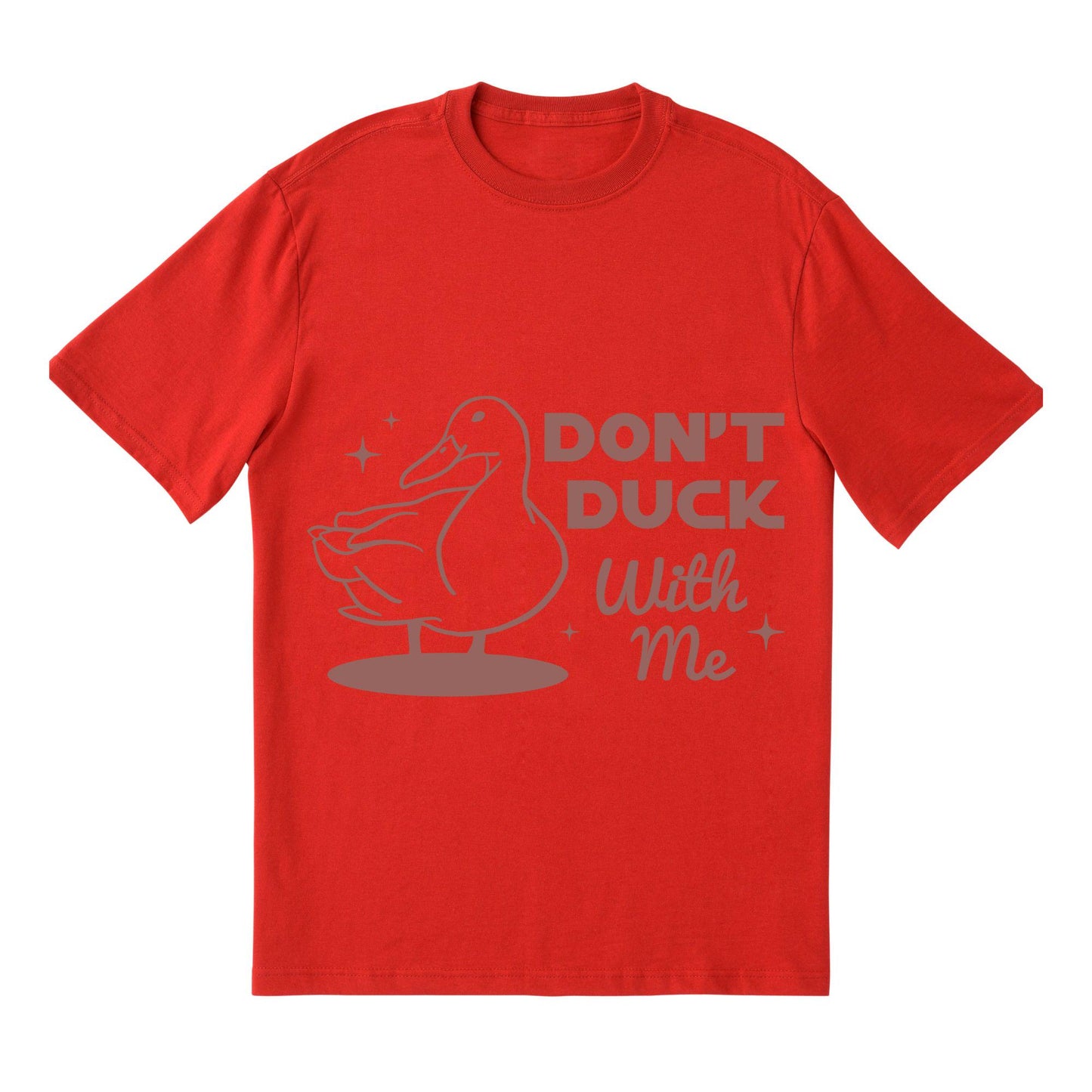 Don’t Duck With Me T-Shirt – Funny Duck Shirt, Sarcastic Animal Tee, 100% Cotton Unisex Gift