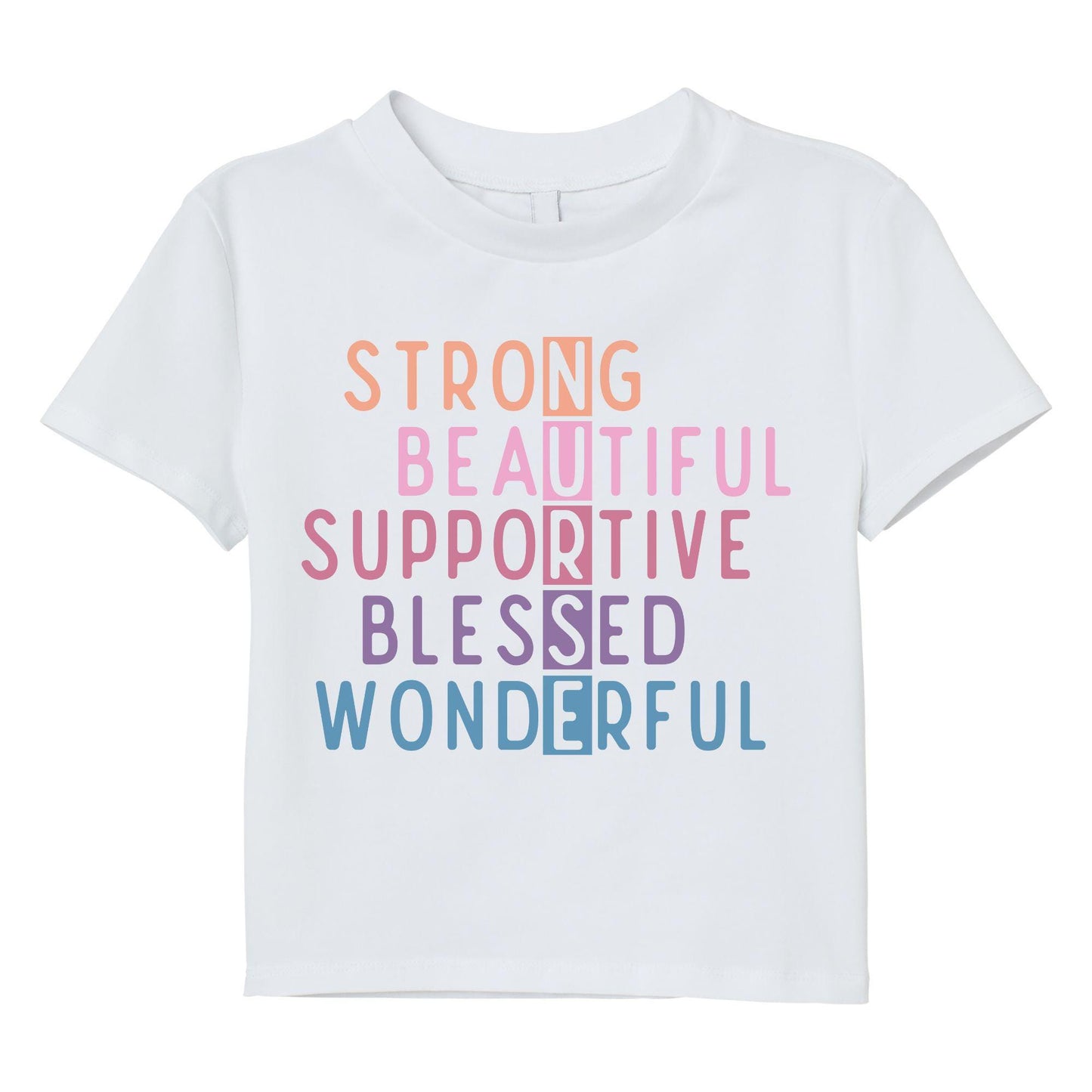 NURSE Acronym T-Shirt – Strong, Supportive, Beautiful Nurse Shirt, 100% Cotton Gift for Nurses