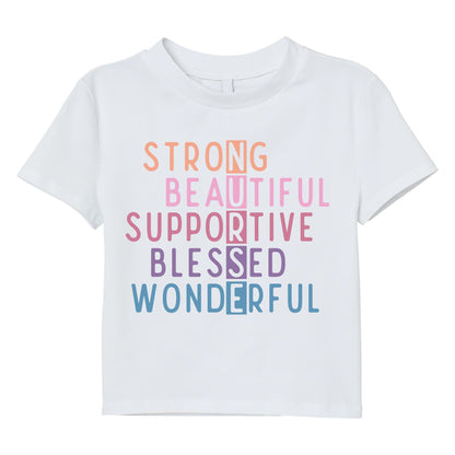 NURSE Acronym T-Shirt – Strong, Supportive, Beautiful Nurse Shirt, 100% Cotton Gift for Nurses
