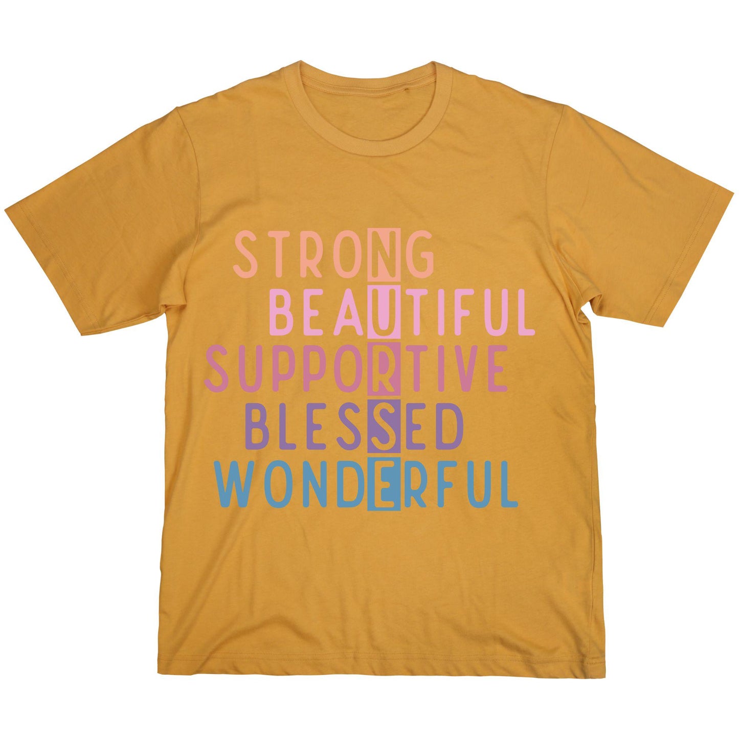 NURSE Acronym T-Shirt – Strong, Supportive, Beautiful Nurse Shirt, 100% Cotton Gift for Nurses