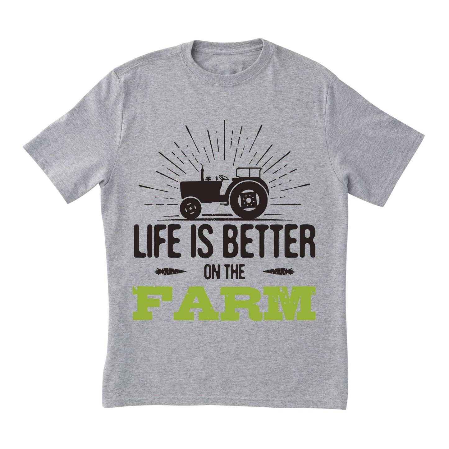 Life Is Better on the Farm T-Shirt – Rustic Country Living Tee, Tractor Graphic DTF Print on 100% Cotton