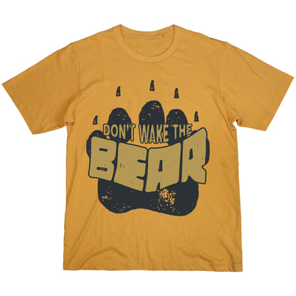 Don’t Wake the Bear Gym Shirt – Beast Mode Workout Tee, Funny Powerlifting Cotton T-Shirt with DTF Print