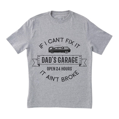 Dad Fix It T-Shirt – Funny Garage Mechanic Tee, DIY Gift for Dad, 100% Cotton, Retro Car Shirt