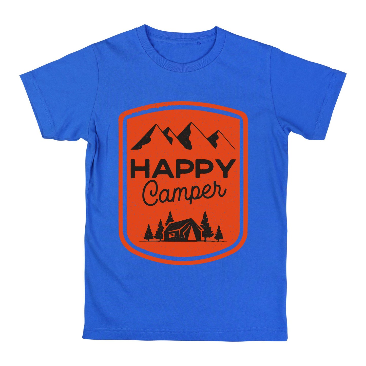 Happy Camper T-Shirt – Camping Graphic Tee, Outdoor Adventure Shirt, Hiking & Nature Lover Gift