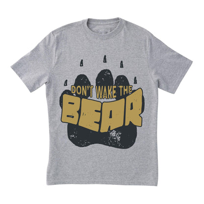 Don’t Wake the Bear Gym Shirt – Beast Mode Workout Tee, Funny Powerlifting Cotton T-Shirt with DTF Print