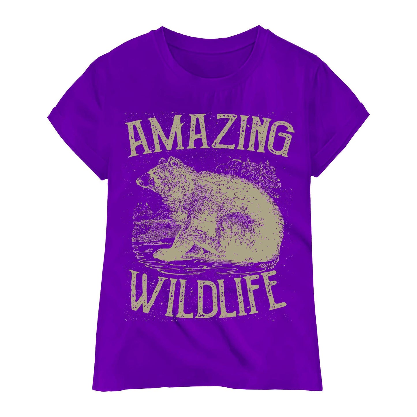 Amazing Wildlife Bear T-Shirt | Nature & Animal Lover Gift | Outdoor Adventure Graphic Tee for Hikers  Wildlife Enthusiasts