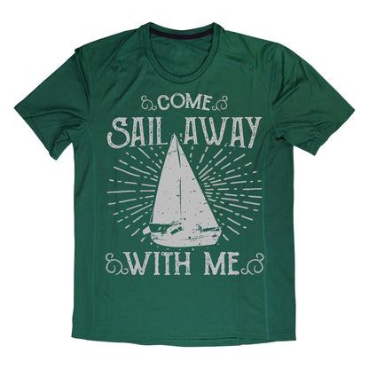 Come Sail Away With Me T-Shirt – Nautical Sailing Graphic Tee – Boat Lover Gift – Ocean Adventure Shirt – Unisex