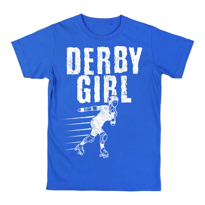 Derby Girl T-Shirt – Roller Derby Graphic Tee – Skating Sports Shirt – Roller Skater Gift – Women’s Athletic Top