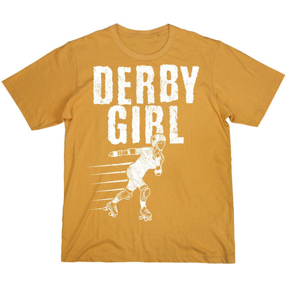 Derby Girl T-Shirt – Roller Derby Graphic Tee – Skating Sports Shirt – Roller Skater Gift – Women’s Athletic Top