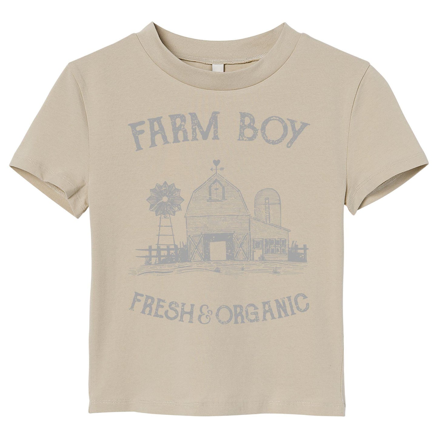 Farm Boy Barn Graphic Tee – Fresh & Organic Country Style Shirt for Men