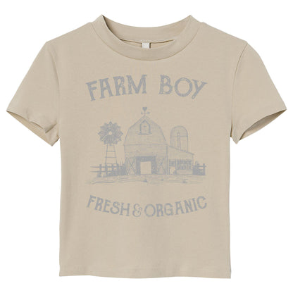 Farm Boy Barn Graphic Tee – Fresh & Organic Country Style Shirt for Men