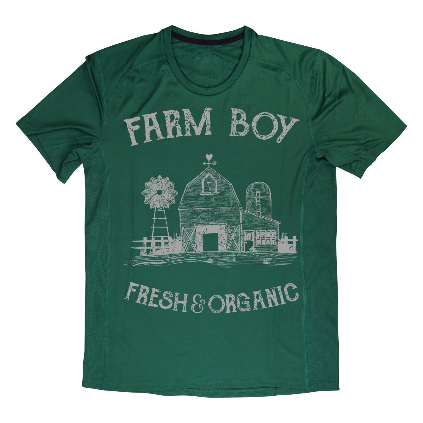 Farm Boy Barn Graphic Tee – Fresh & Organic Country Style Shirt for Men