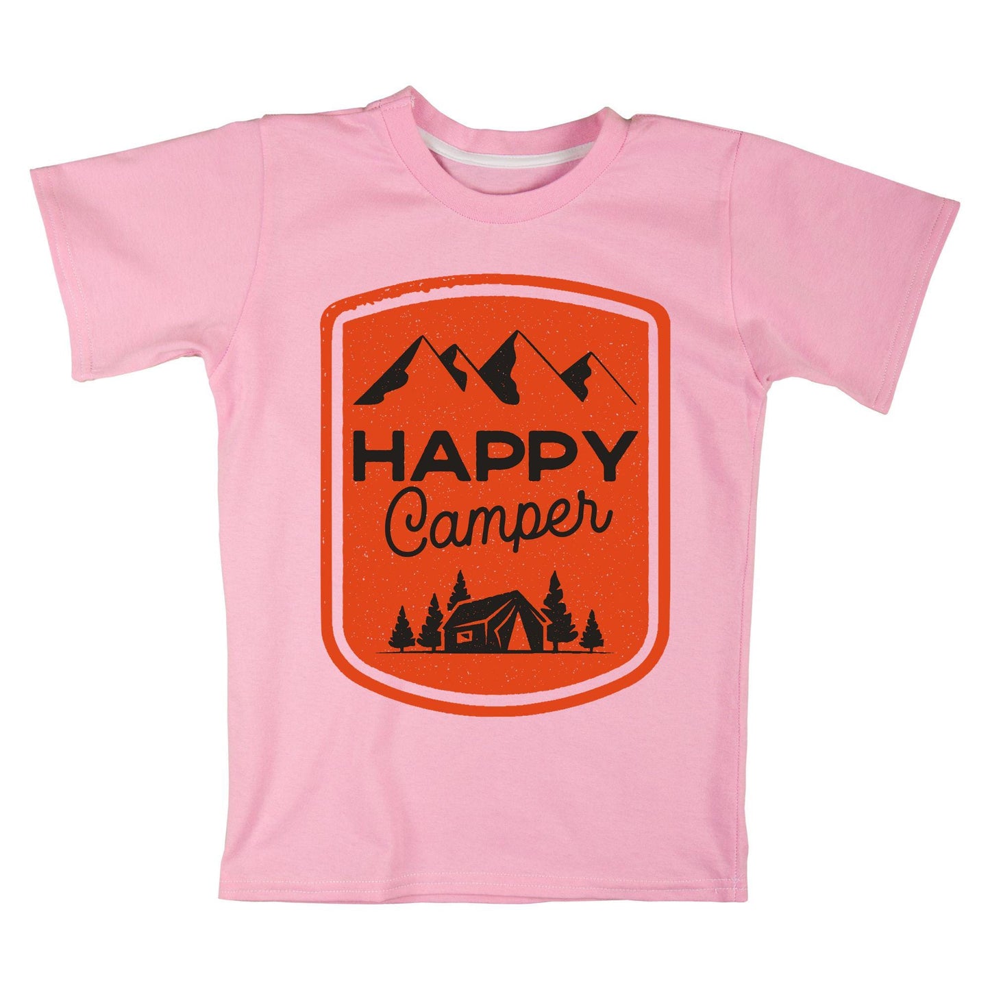 Happy Camper T-Shirt – Camping Graphic Tee, Outdoor Adventure Shirt, Hiking & Nature Lover Gift